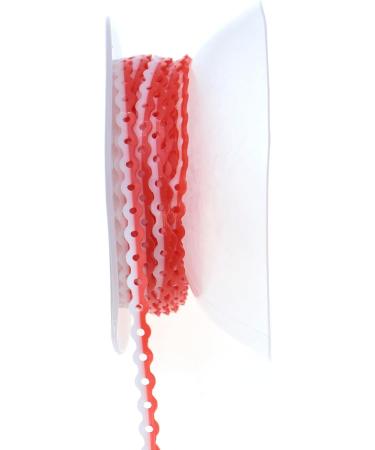 Fuioda15 Feet Two Colored Dental Elastic Powerchains for Braces Orthodontics Ligature Ultra Power Chain Rubber Bands Long Short Continuous (Red a White Short) Short Red a White - Buy Online on GoSupps.com