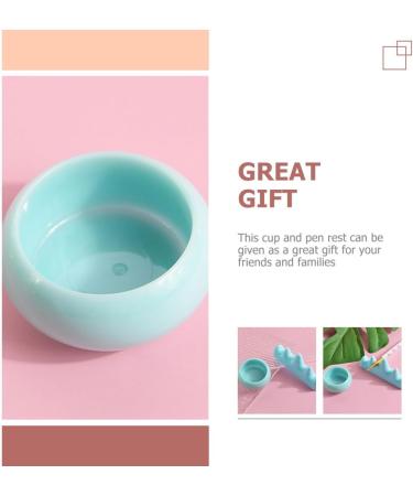 FOMIYES 5 Sets Nail Art Brush Cup Nail Art Supplies Nail Pens Makeup Brush Organizer Sponge Holder Soak Off Bowl Nail Art Cups Makeup Brush Holders for Vanity Manicure Accessories Plastic - Buy Online on GoSupps.com