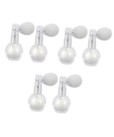 FOMIYES 6 Pcs Spray Glitter Face Highlighter Refillable Spray Bottle Spraying Supply Sequins Pearlescent Whitex3pcs 7.5x6cmx3pcs