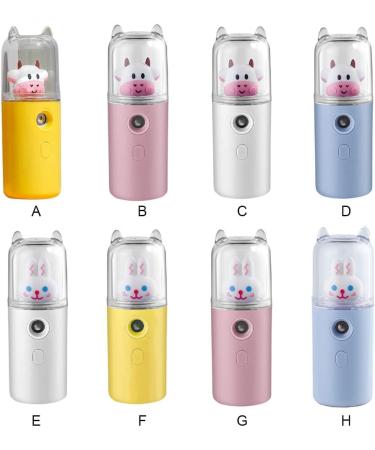 dijiusidy USB Sprayer Maker Portable 30ml Mini Humidifier Fogger Face Steamer Traveling Camping Atomizer Beauty Instrument Type 2 White - Buy Online on GoSupps.com