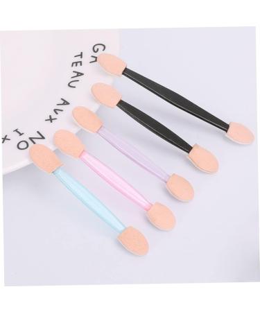 CANIGHT 50 Pcs Eyeshadow Double Ended Makeup Brush Sponge Applicator Double Sided Makeup Brush Black Size 1 Black - Buy Online on GoSupps.com