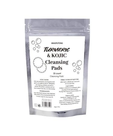 Turmeric & Kojic Cleansing Pads | Facial Sponges for Dark Spots | 40 Count - Buy Online on GoSupps.com