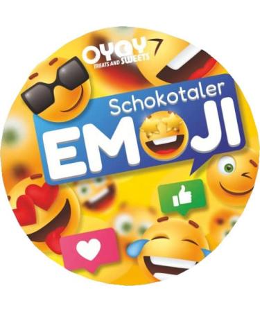 Buy Oyoy Emoji Chocolate Set - 5x 85g Smiley Milk Chocolates & Sticker | 425g Small Souvenir Gift for Kids - Perfect Candy Gift! - Buy Online on GoSupps.com