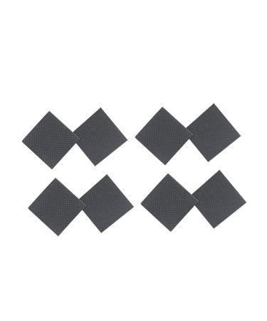 Healifty Womens Black Sandals Silent Shoes Stickers Non-Slip Shoes Pads L 4 Pairs Women's Heeled Sandals