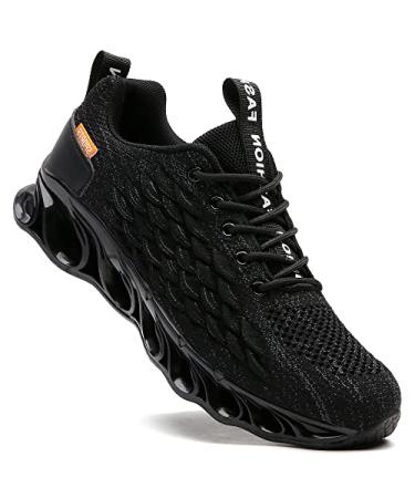 SKDOIUL Sneakers for Men Sport Running Shoes Athletic Tennis Walking Shoes 10.5 Black