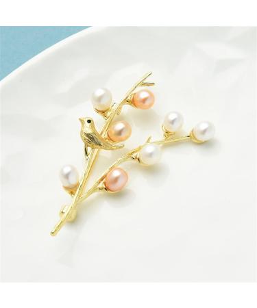 Pin Jewelry Gifts for Women Ladies Fashion Accessories Ladies Elegant Natural Flower and Bird Brooch Branch Plant Animal Party Wedding Brooch Brooches & Pins - Buy Online on GoSupps.com