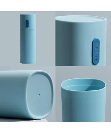 Portable Travel Toothbrush & Toothpaste Holder - White Organizer Case for Home & Outdoor - Buy Online on GoSupps.com