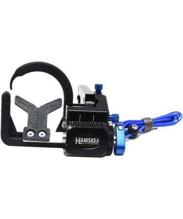 HAMSKEA Hybrid Hunter Pro Micro Tune/Drop Away Arrow Rest - Right Hand, Bowhunting Recurve/Compound, Black/Blue - Buy Online on GoSupps.com