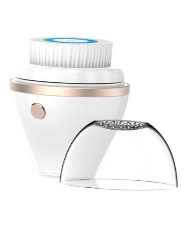 POPETPOP Electric Facial Cleanser Charging Facial Brush Face Cleaning Tool Washing Brush Portable Facial Brush Face Washing Equipment Scrub Brush Girl Detergent Abs Plastic White