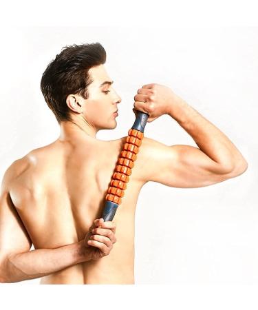 Kamileo Muscle Roller Massage Roller for Muscle Relief and Recovery - Orange - Buy Online on GoSupps.com