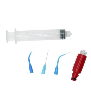 Oral Breeze | Deep Pocket Irrigator Tips and Syringe | Low Flow Solution | Compatible with Oral Breeze Irrigator ShowerBreeze & QuickBreeze