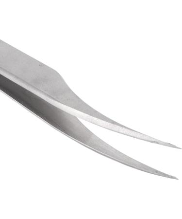 Multifunctional Stainless Steel Pointed Curved Tweezers for DIY Nail Art - Premium Nail Enhancement Tools - Buy Online on GoSupps.com
