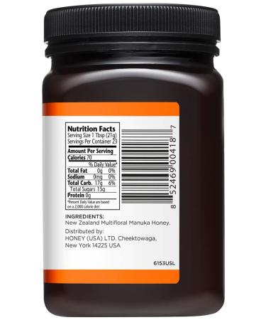 Manuka Doctor Multifloral Manuka Honey MGO 35+ - 17.6 oz (500g) - Premium Health Boost - Buy Online on GoSupps.com