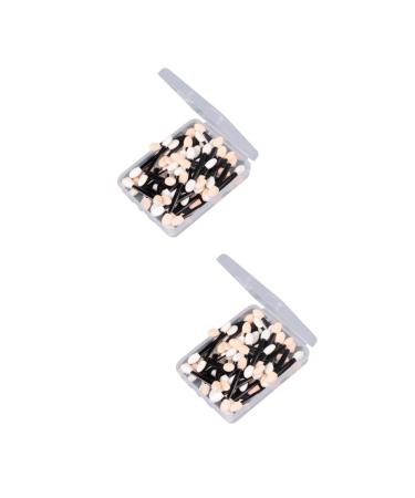 MAGICLULU 100 Pcs Eyeshadow Eye Shadow Makeup Application Eye Cream Brush Cosmetic Makeup Tools Set Emulsion