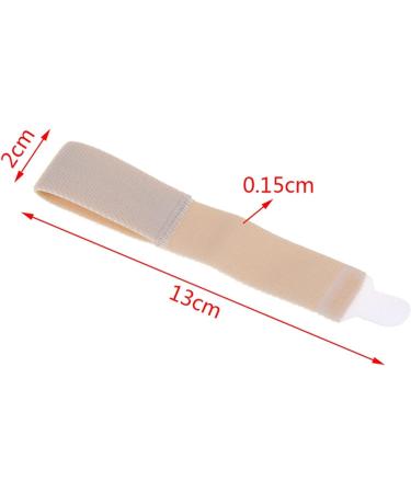 Fabric Toe Protector 2pcs - Toe Straightener & Corrector Bandage for Ingrown Toe & Hammer Toe - Foot Stretcher Care Tool - Buy Online on GoSupps.com