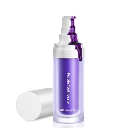 Toothpaste for Teeth whitening for Sensitive Teeth Purple Toothpaste Purple Toothpaste for Teeth Whitening Tooth Stain Removal Teeth Whitening Booster