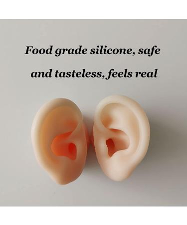 Soft Silicone Human Ear Simulation Model Learning Accessory for Ear Extraction of The Hearing Conduit Suitable for Visual Extraction Practice - Buy Online on GoSupps.com