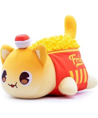 25cm Cute Aphmau Meows Cat Plush Toy Soft Meemeow Stuffed Donut Cat Plushes French Fry Cheeseburger Food Plush Doll Gifts (Dragon) - Buy Online on GoSupps.com