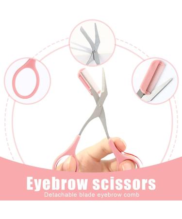 Buy Professional Eyebrow Trim Tools - SSRDFU 3 PCs Set with Precision Scissors & Mini Comb for Men & Women - Buy Online on GoSupps.com