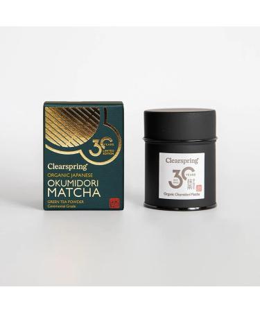 Clearspring Okumidori Matcha - Limited Edition Organic Japanese Matcha - Ceremonial Grade 30g - Buy Online on GoSupps.com
