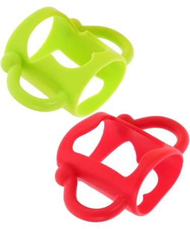 Abaodam 8 Pcs Silicone Bottle Handle Shower Milk Bottle Accessories Self Feeding Bottle Handle Wide Mouth Bottle Holder Silicone Soft Bottle Clip Child 13.00X7.00X6.50CMx4pcs Assorted Colorx4pcs - Buy Online on GoSupps.com