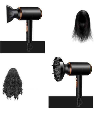 Professional Hair Dryer 4000W Fast Dry Dryer Ionic Hair Dryer Salon Women Hairdryer for Curly and Straight Hair 3 Heat 2 Speed and Cool Shot Button Diffuser & Concentrator for Travel Salon Home Use - Buy Online on GoSupps.com