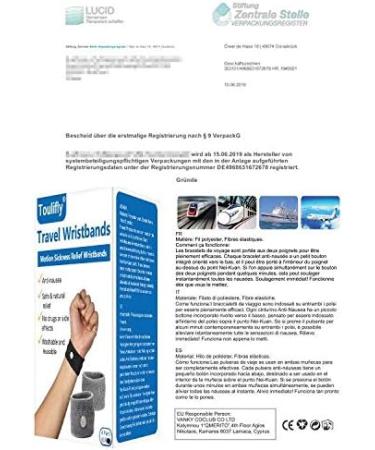 Acupressure Tape & Bracelet for Nausea Relief | Anti-Nausea Wristband | Hei-4 Couple Gray & Black - Buy Online on GoSupps.com