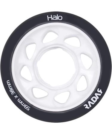 Radar Wheels Halo Roller Skate Wheels - 4 Pack White 38mm x 59mm - Buy Online on GoSupps.com