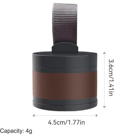  G n rique Hair Powder Sweat Resistant Hairs Root Make up Powders Long Lasting Styling Accessory Instant Volume Scalp Coverage Concealer for Men Women Teens Seniors Black - Buy Online on GoSupps.com