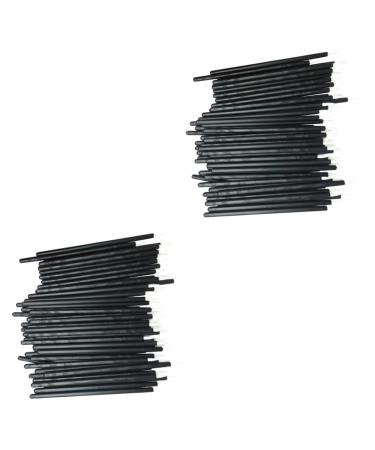 Hemoton 200 Pcs Eyeliner Makeup Makeup Gadgets Lip Scrubber Tool Wand Makeup Brushes