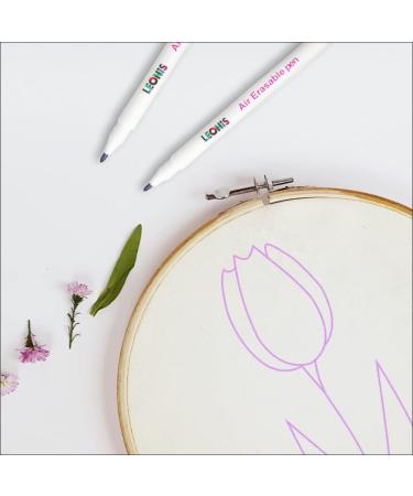 LEONIS Pink Disappearing Ink Fabric Marking Pen 5 Count Pack 78009 - Buy Online on GoSupps.com