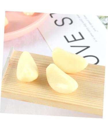 Ciieeo 10pcs Garlic Clove Keychain Fake Vegetable Model Realistic Vegetable Props Food Fridge Magnet - Buy Online on GoSupps.com