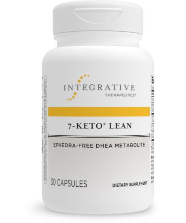 Integrative Therapeutics - 7-Keto Lean - Ephedra-Free DHEA Metabolite with Parsley Iodine Inositol Choline and Copper for Metabolism and Thyroid Support* - Gluten Free - Dairy Free - 30 Capsules Standard Packaging