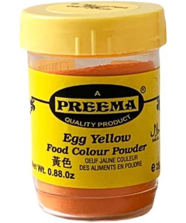 Preema | Egg Yellow Food Colour Powder 12X25g | Create Color full Cake & Icing | Premium Quality Bright Colour Powder - Buy Online on GoSupps.com