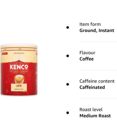 Kenco Latte Instant Coffee 750g - Rich and Creamy Coffee Drink (1 Pack) - Buy Online on GoSupps.com