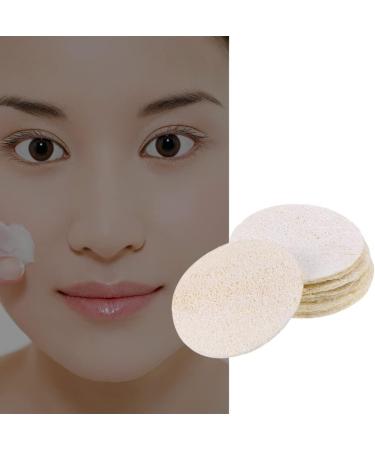 Gatuida Loofah Pad 50PCS - Natural Round Facial Discs for Exfoliating Skin Scrub - Buy Online on GoSupps.com