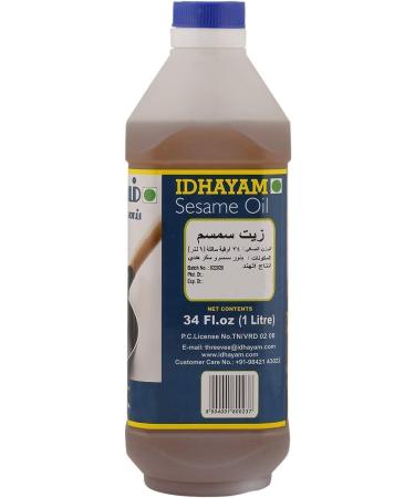 Idhayam Sesame Oil - Gingelly Oil Pure And Fresh With Good Source of Natural Nutrients No Artificial Multi-purpose Uses Oil India origin - Multilple Packs 1litre (PACK OF 1) - Buy Online on GoSupps.com
