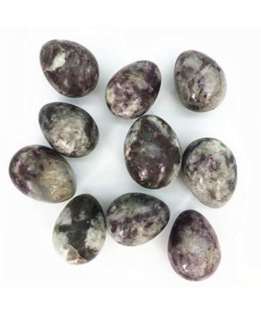 1PC 35-40mm Rare Natural Red Tourmaline Quartz Crystal Sphere Egg Shaped Brazil Natural Stones and Crystal Stone Mineral Specimen