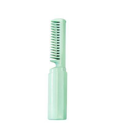 Portable Hair Styling Tool with Adjustable Heat Settings for Women Green 185mmx40mmx43mm