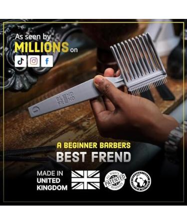 Blend for Original Quality Class 1 (3mm) Fading Comb - Hair Blending Made Easy at Home | Left-Hand Compatible - Pink - Buy Online on GoSupps.com