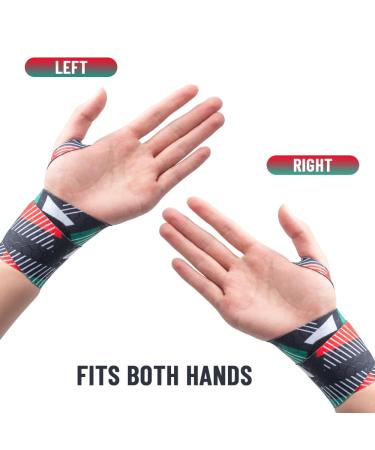 Ultra-Thin Wrist Brace for Men & Women - Ideal for Gymnastics Yoga Push-Ups & Aerobics | Strong Bonding Wrist Support - Buy Online on GoSupps.com