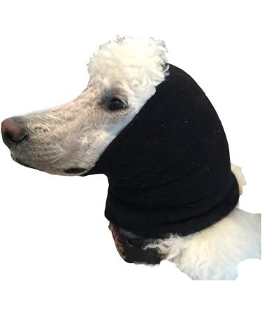 Large Black Pet Hoodz - Calming Dog Ear Protection & Fur Care | Ear Wraps for Anxious Dogs - Buy Online on GoSupps.com
