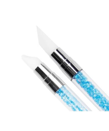 Emmi Nail Silicone Brush Set 5 Pcs for Gel Nails 3D & UV Art | Disinfected & Perfect for Color Gels - Buy Online on GoSupps.com