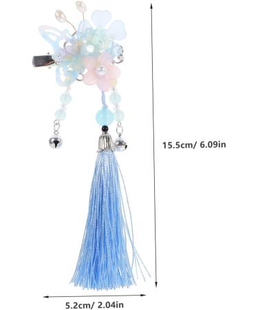 FRCOLOR 1 Pair Butterfly Hair Clip Tassel Hair Clips Hair Accessories for Women Hair Barrettes for Women Flower Hair Clip Hair Clips for Teen Girl Hair Pin Nylon Pearl Tassel Pendant Child - Buy Online on GoSupps.com