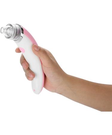 Blackhead Sucker Nasal Aspirator for Newborns & Women - Pink Electric Nose Cleaner for Deep Facial Cleansing and Skin Care - Buy Online on GoSupps.com