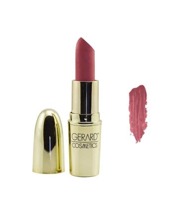 Gerard Cosmetics Lipstick - Creamy and Buttery Formula Creates Flawless Looking Pout - Envelops Lips in Rich  Pigmented Color - Smooth  Satin Finish - Will Not Dry Lips Out - Berry Smoothie - 0.14 oz