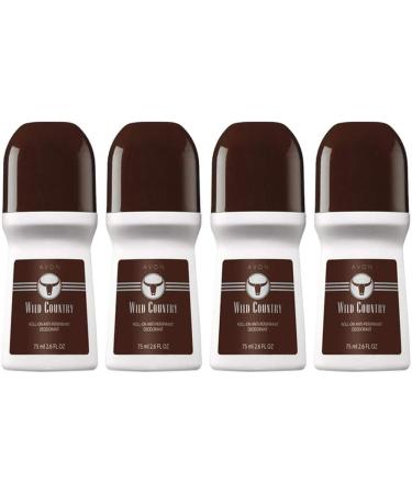 Avon Wild Country Roll-on Anti-perspirant Deodorant 4-Pack - Bonus Size 2.6 oz - Buy Online on GoSupps.com