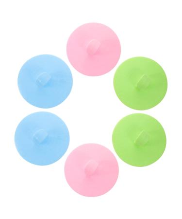 Mikinona 6 piece Shampoo brush massage brush hair care hair scalp washer for scales for hair little scalp brush hair washers