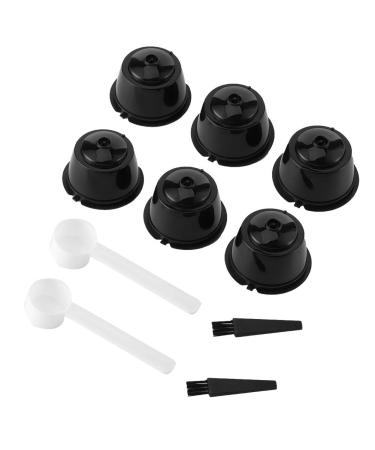 Mumusuki Dosettes de caf R utilisables Ensemble de Filtres Capsules de caf en Plastique PP Profitez du Frais en Toute simplicit pour les Machines