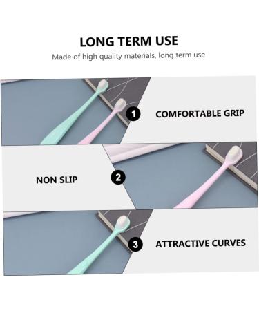 FRCOLOR 4pcs Toddler Toothbrush Set - Infant Tooth Cleaner with PP Bristles Non-Slip Design for Newborns - Buy Online on GoSupps.com